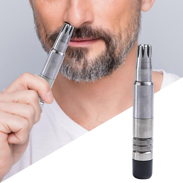 Washable Nose & Ear Hair Trimmer for Men No Battery Razor Nasal Shaver