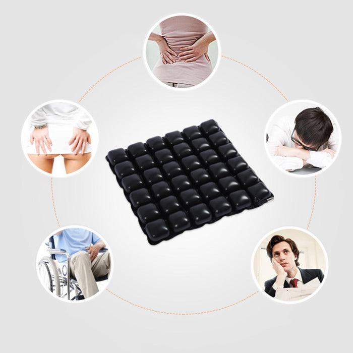 Inflatable Seat Cushion Non Slip Pressure Relief for Office Daily Use Cars