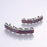 Teeth Grills Set Bling Grills Vampire Grills Hip Hop Joker for Teeth Rapper Red Blue