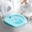 Toilet Sitz Bath Basin Hangable Soaking Basin Heavy Duty Universal Portable Blue