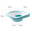 Toilet Sitz Bath Basin Hangable Soaking Basin Heavy Duty Universal Portable Blue