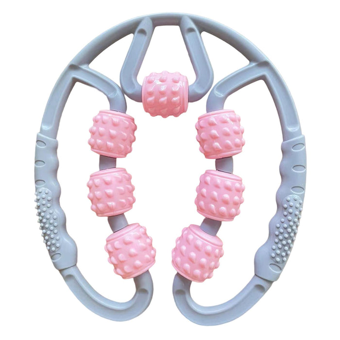 Yoga Massage Roller Fitness Exercise Neck Muscle Relax Roller Pink Gray