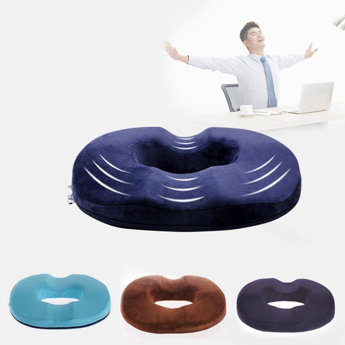 Donut Pillow for Tailbone Pain Orthopedic Surgery Recovery Office Chair Coffee