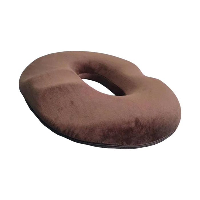 Donut Pillow for Tailbone Pain Orthopedic Surgery Recovery Office Chair Coffee