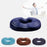 Donut Pillow for Tailbone Pain Orthopedic Surgery Recovery Office Chair Gray