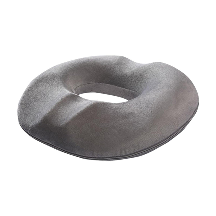 Donut Pillow for Tailbone Pain Orthopedic Surgery Recovery Office Chair Gray