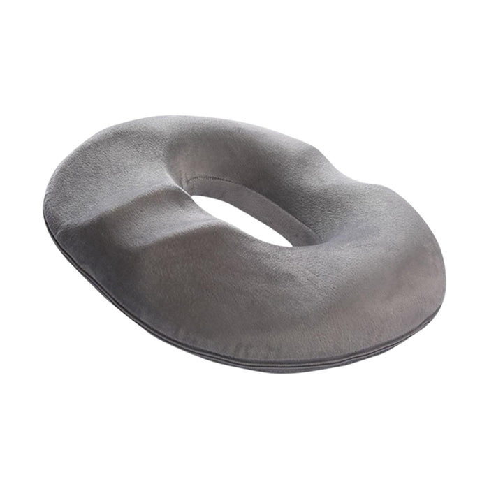 Donut Pillow for Tailbone Pain Orthopedic Surgery Recovery Office Chair Gray