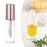 100xLip Gloss Container for DIY Cosmetic Samples Gold