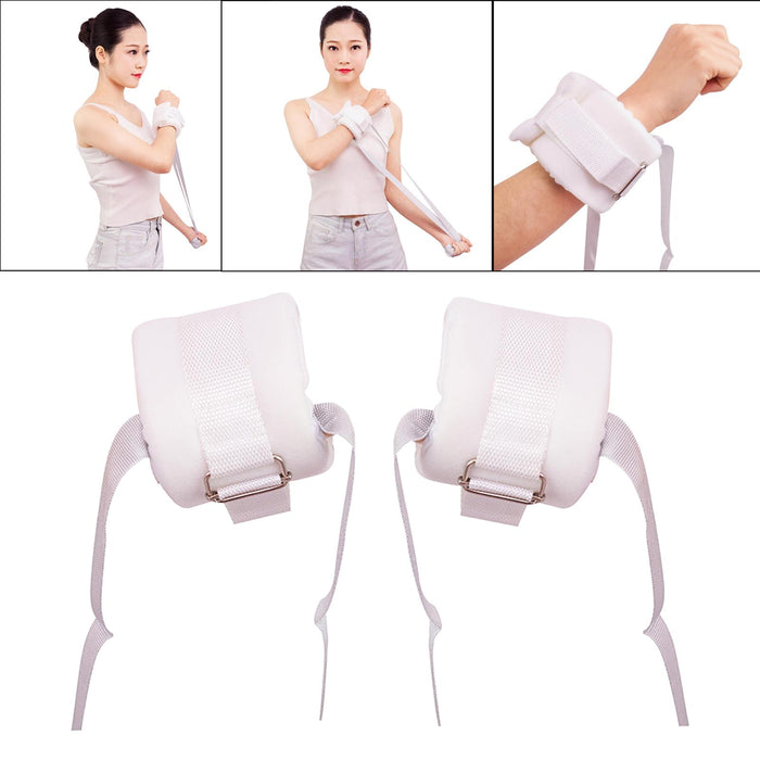 2 Pieces Wrist Arm Ankle Hand Restraint Strap for Prevent from Scratch