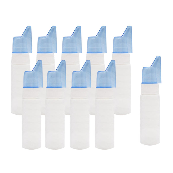 10Pcs/Set 70ml Empty Spray Neti Pot Bottles Nasal Wash Nasal Care Moistens