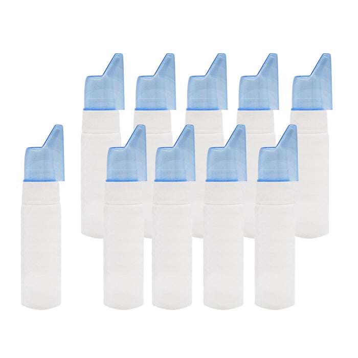 10Pcs/Set 70ml Empty Spray Neti Pot Bottles Nasal Wash Nasal Care Moistens