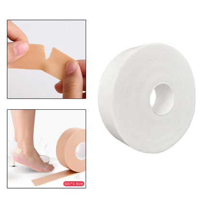 Crofta Waterproof Foot Heel Tape Anti Blister Anti Friction Heel Protector 5M White