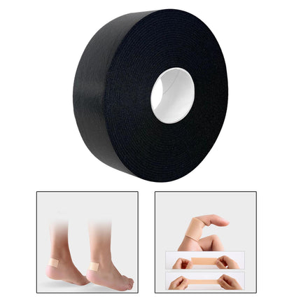 Crofta Waterproof Foot Heel Tape Anti Blister Anti Friction Heel Protector 5M Black