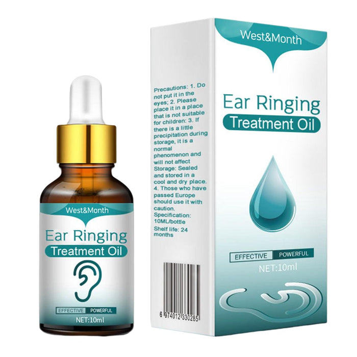 Crofta 10ml Ear Ringing Relieving Ear Drops Oil Earwax Softener Earache Alleviate