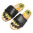 2x Foot Massage Slippers Sandals for Relaxation Deep Tissue Home 35-36 Black