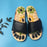 2x Foot Massage Slippers Sandals for Relaxation Deep Tissue Home 35-36 Black