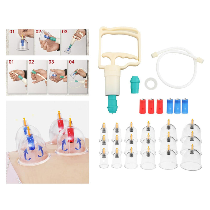 Vacuum Massage Cupping Set Professional for Myofascial Body Massage Nerve