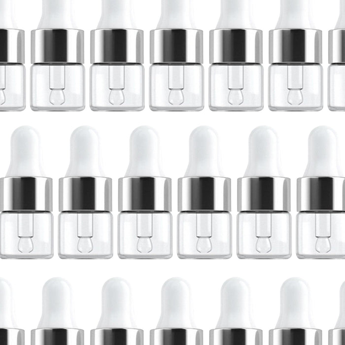 20 x Empty Essential Oil Bottles Refillable Pocket Size for Travel Salon 1ML