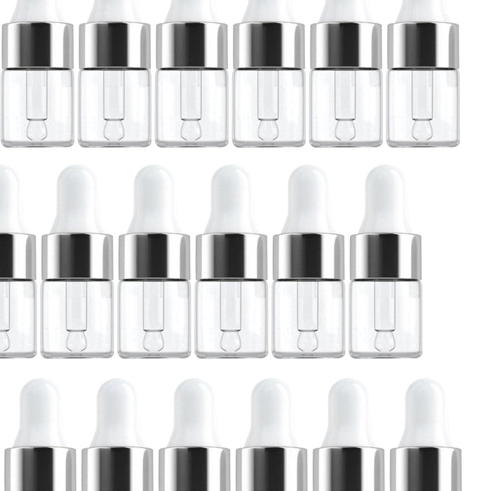 20 x Empty Essential Oil Bottles Refillable Pocket Size for Travel Salon 2ML