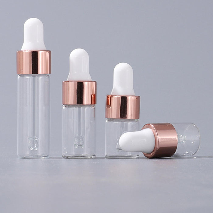 20Pcs Dropper Bottles Squeezable for Cosmetic Packaging Eye Liquid Dropper 1ML