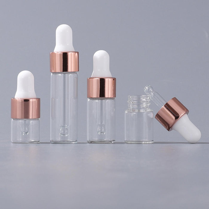 20Pcs Dropper Bottles Squeezable for Cosmetic Packaging Eye Liquid Dropper 1ML