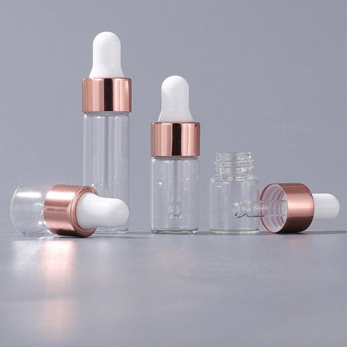 20Pcs Dropper Bottles Squeezable for Cosmetic Packaging Eye Liquid Dropper 1ML