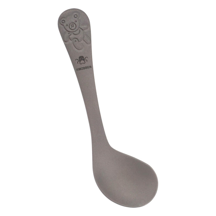 Titanium Soup Spoon Tableware Meal Rice Ladle Reusable for Travel Household