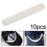 10Pcs Hat Sweat Liner Disposable for Women Men Moisture Absorbing   White