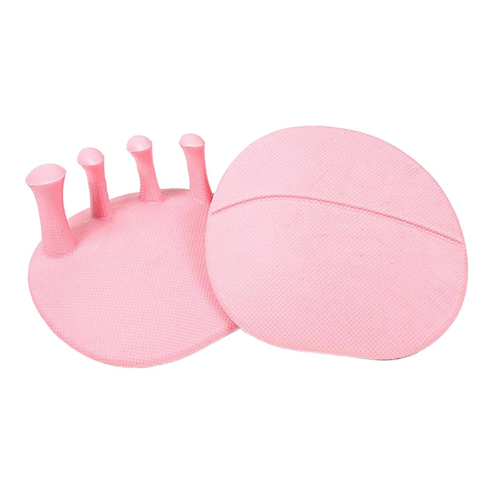 2x Portable Toe Separators Toe Straightener Bunion Corrector Stretchers Pink