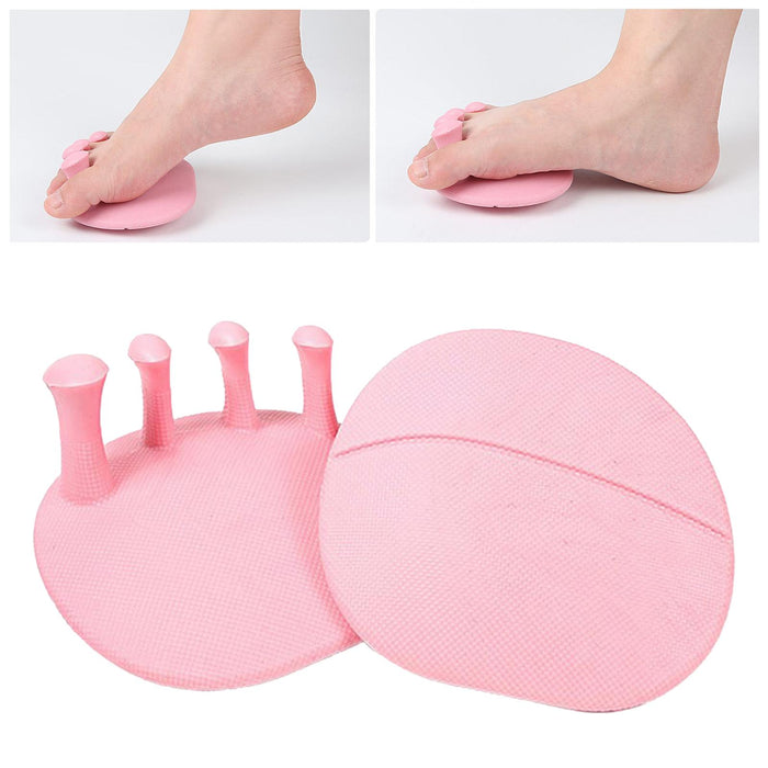 2x Portable Toe Separators Toe Straightener Bunion Corrector Stretchers Pink