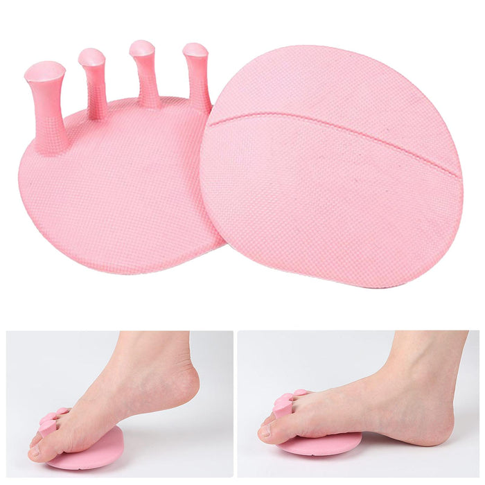 2x Portable Toe Separators Toe Straightener Bunion Corrector Stretchers Pink