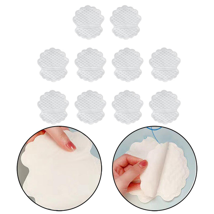 10Pcs Underarm Sweat Pads Armpit Sweat Pads Non Visible for Women and Men