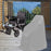 Wheelchair Cover Durable Mobility Scooter Cover Lightweight for Outdoor 100x75x100cm Gray