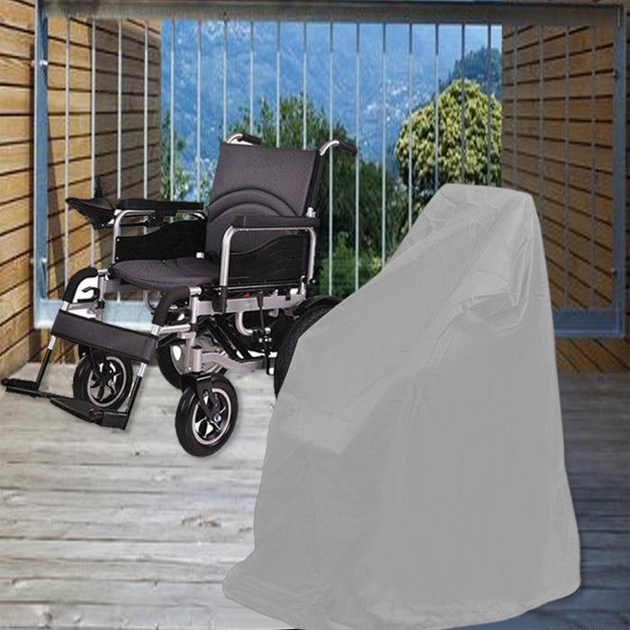 Wheelchair Cover Durable Mobility Scooter Cover Lightweight for Outdoor 100x75x100cm Gray