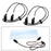 2Pcs Adjustable Napkin Chain Caps Clips Portable for Towel Bibs Chain Travel