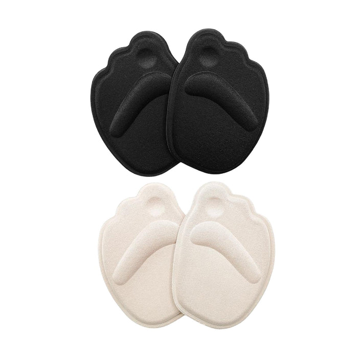 2Pcs High Heel Cushion Inserts Non Slip Prevent Calluses Insole Pads Black