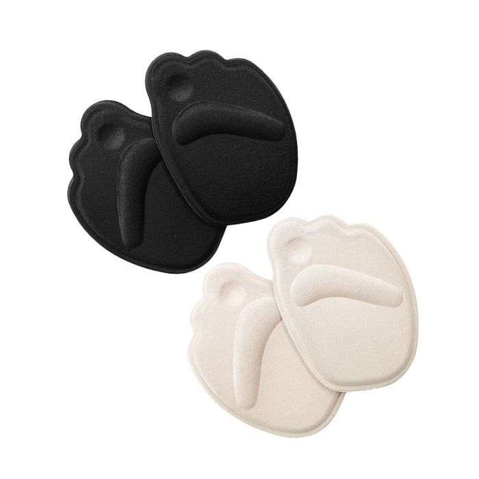 2Pcs High Heel Cushion Inserts Non Slip Prevent Calluses Insole Pads Black