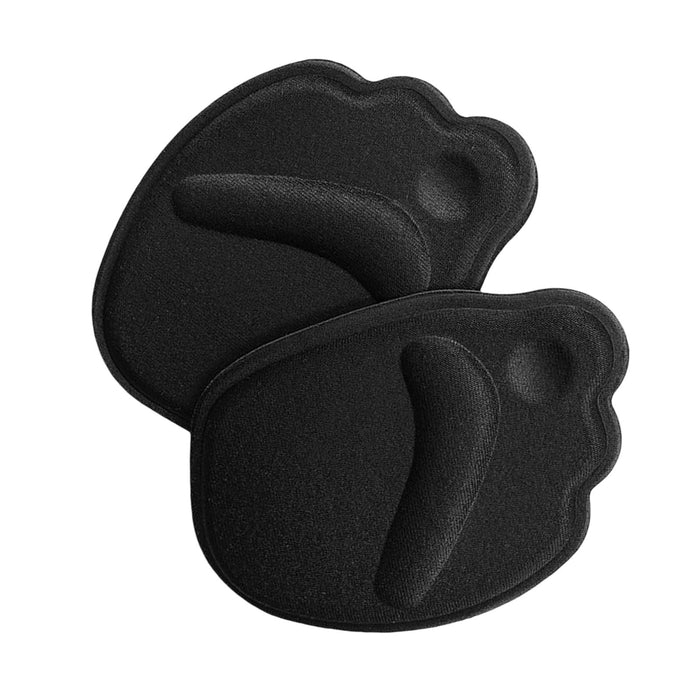 2Pcs High Heel Cushion Inserts Non Slip Prevent Calluses Insole Pads Black