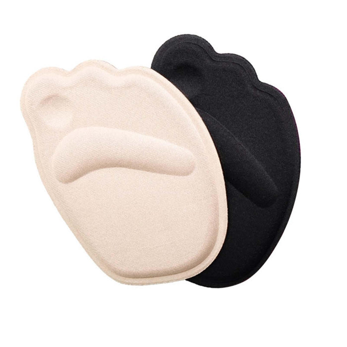 2Pcs High Heel Cushion Inserts Non Slip Prevent Calluses Insole Pads Black