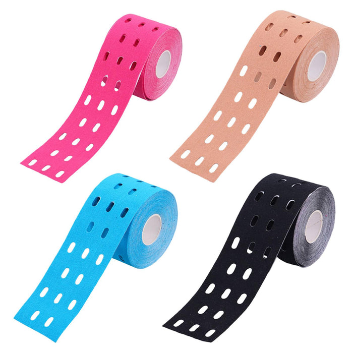 4 Rolls 16ft Kinesiology Tape Knee Taping Reduce Tissue Pressure Elastic