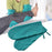 2x Slide Sheet Gloves Turn Over Aid Smooth Surface Reusable for Home Green