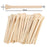 100x Wooden Wax Sticks Beauty Stick Disposable for Home Use Face Eyebrow