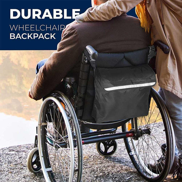 Wheelchair Bag Wheelchair Pouch 420D Oxford Cloth for Adults Accessories