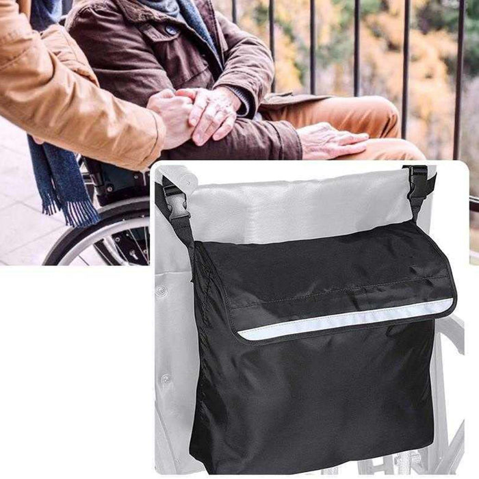 Wheelchair Bag Wheelchair Pouch 420D Oxford Cloth for Adults Accessories