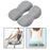 Back Seat Support Cushion Pillow Hip Waist Soft for Chairs Office Stools Grey