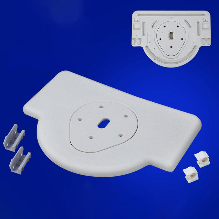 Toilet Seat Commode Chair Panel Elevated Toilet Seat Stable Non Slip