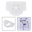 Toilet Seat Commode Chair Panel Elevated Toilet Seat Stable Non Slip