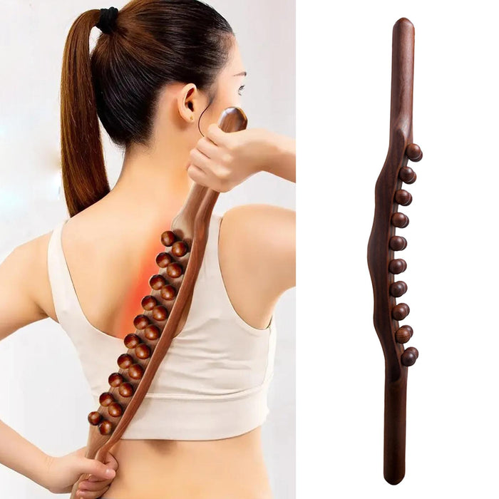 Crofta Wooden Guasha Scraping Stick Massage Tools Multi Functional for Shoulder Coffee