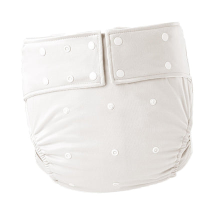 Crofta Waterproof Adult Pocket Diaper Washable for Incontinence TPU Coat for Adults White