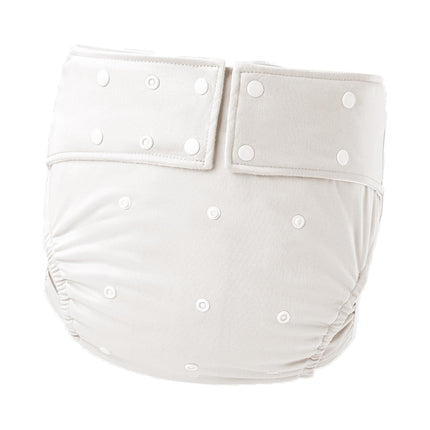 Crofta Waterproof Adult Pocket Diaper Washable for Incontinence TPU Coat for Adults White